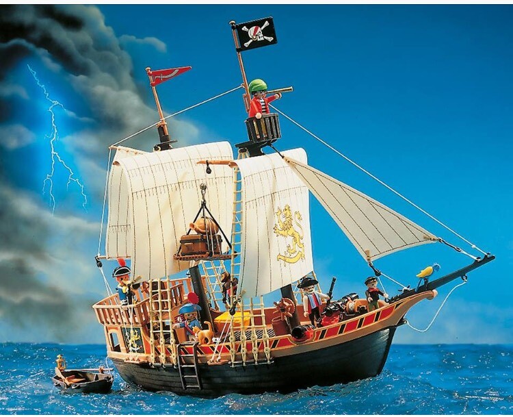 playmobil pirate ship 1980s